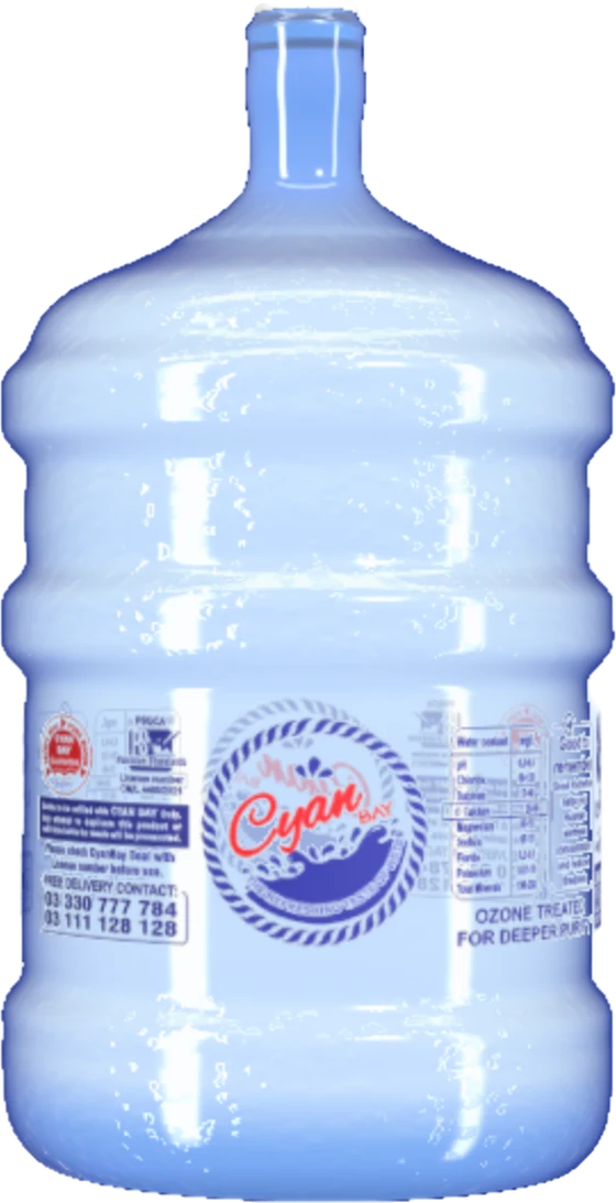 Cyan Bay 19 litre dispenser bottle